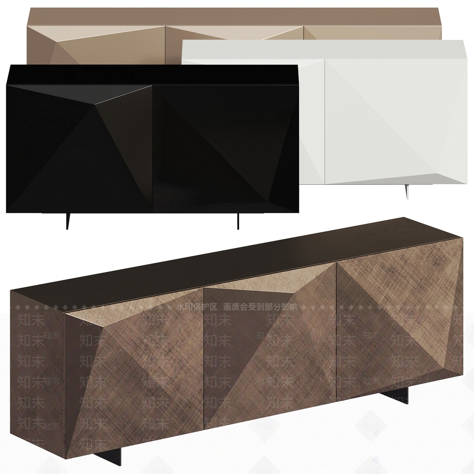 玄关柜3D模型下载【ID:1195677036】