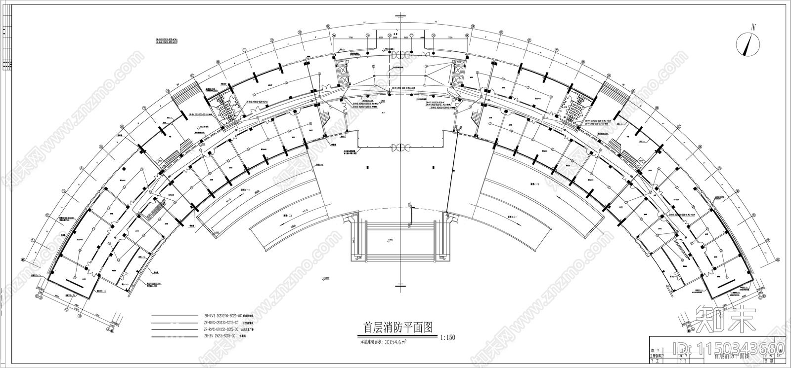 办公楼电气详图cad施工图下载【ID:1150343660】