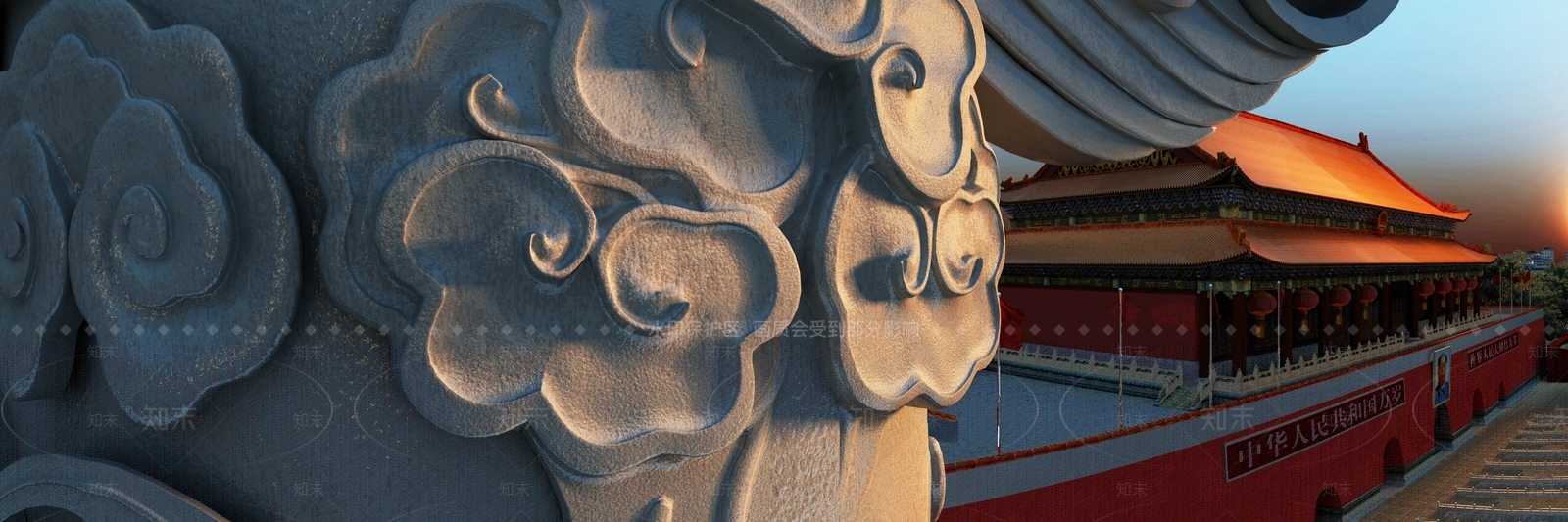 中式华表3D模型下载【ID:1150346020】