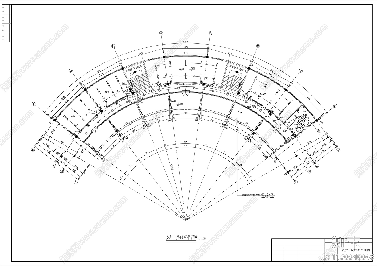 办公建筑电气设计图cad施工图下载【ID:1150346046】