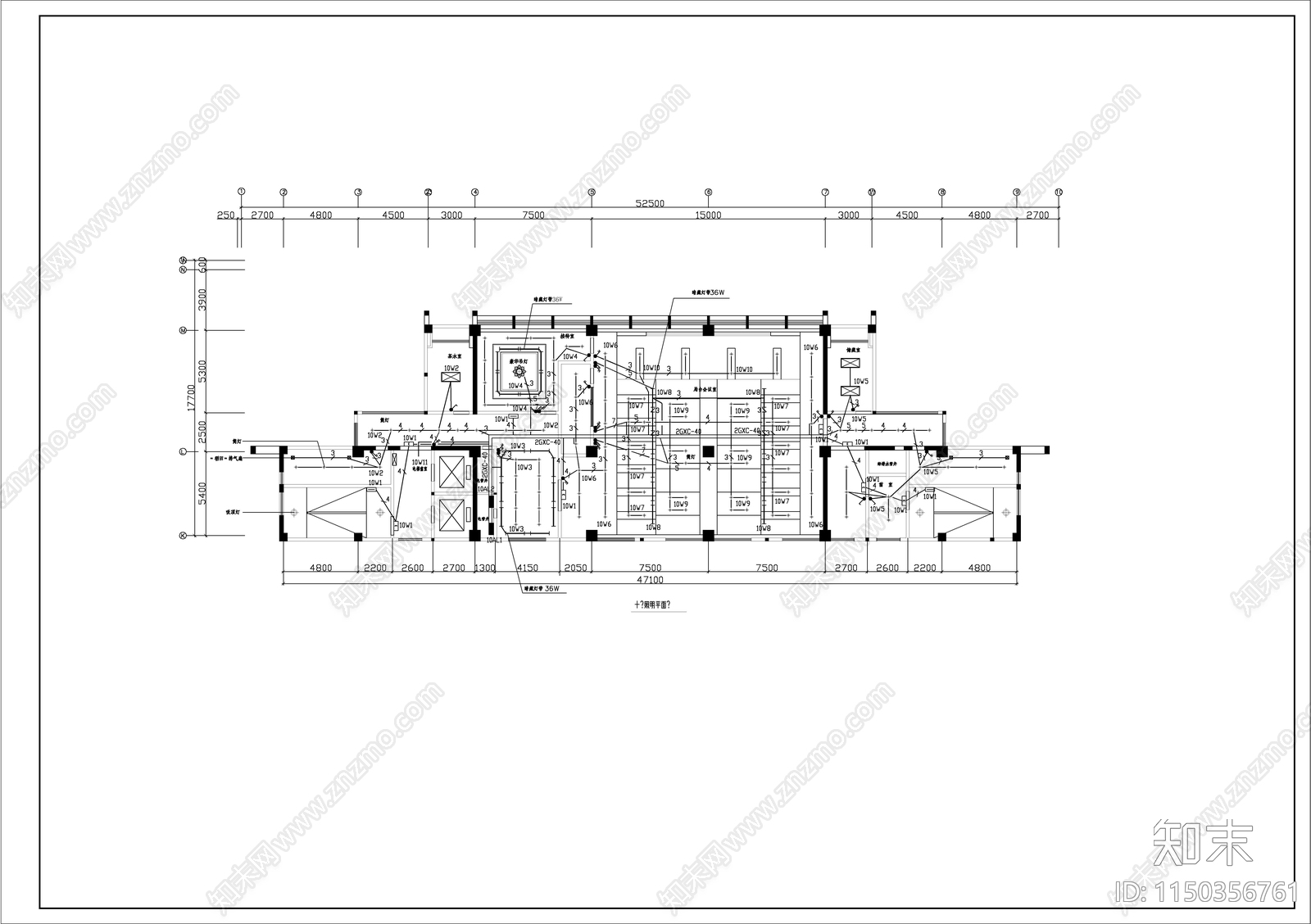 广播电视中心建筑电气详图cad施工图下载【ID:1150356761】