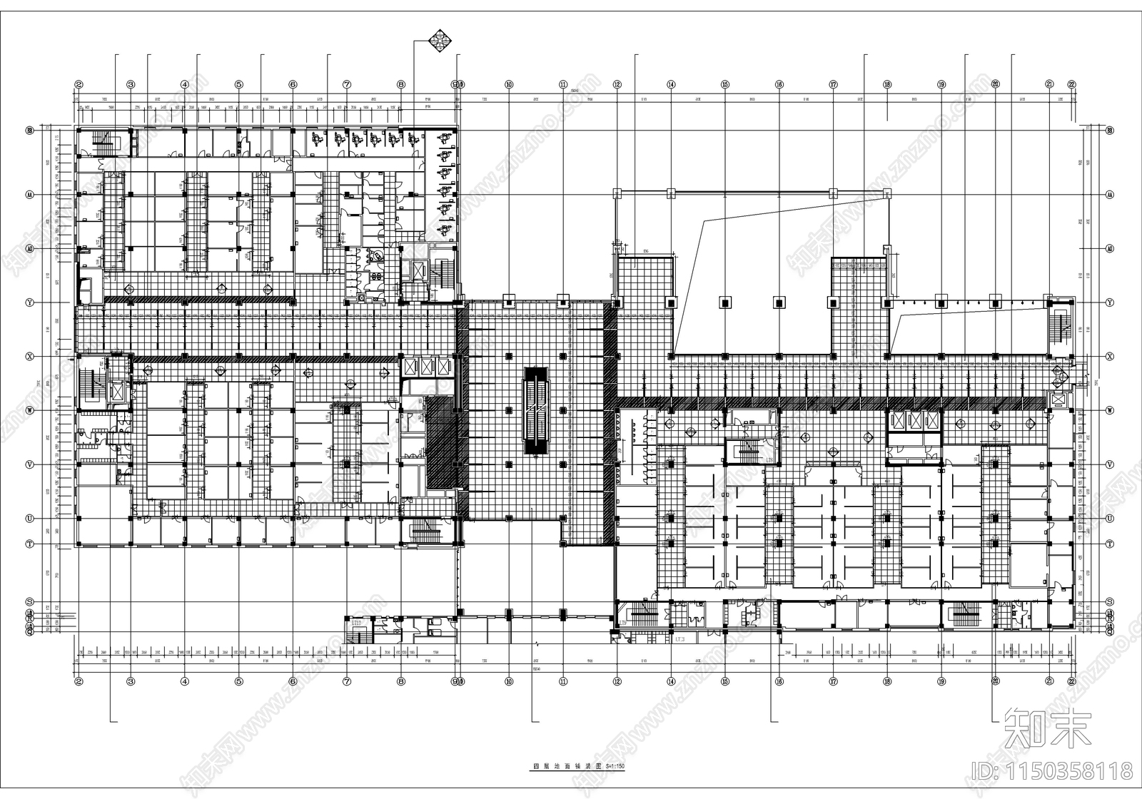 22套医院建筑cad施工图下载【ID:1150358118】