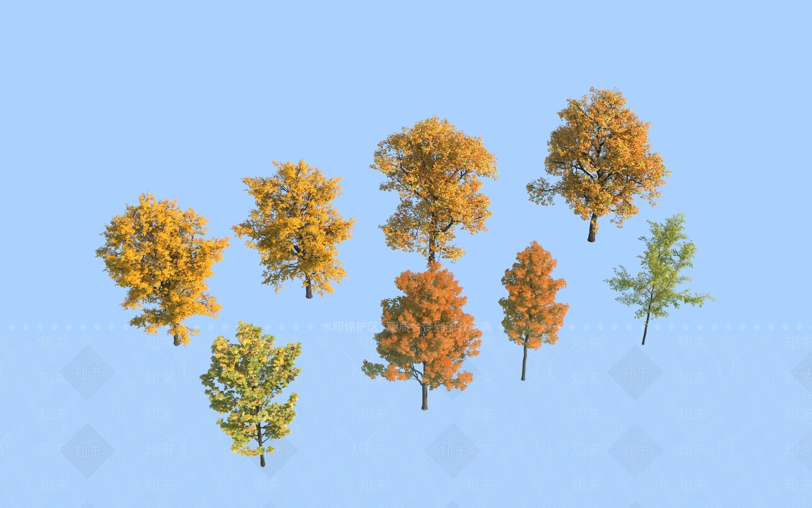 景观树精品3D模型下载【ID:1150358216】
