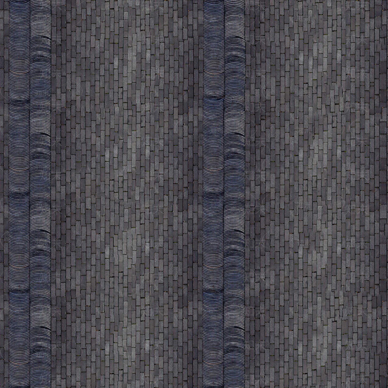 无缝中式立瓦铺地贴图下载【ID:1150360614】