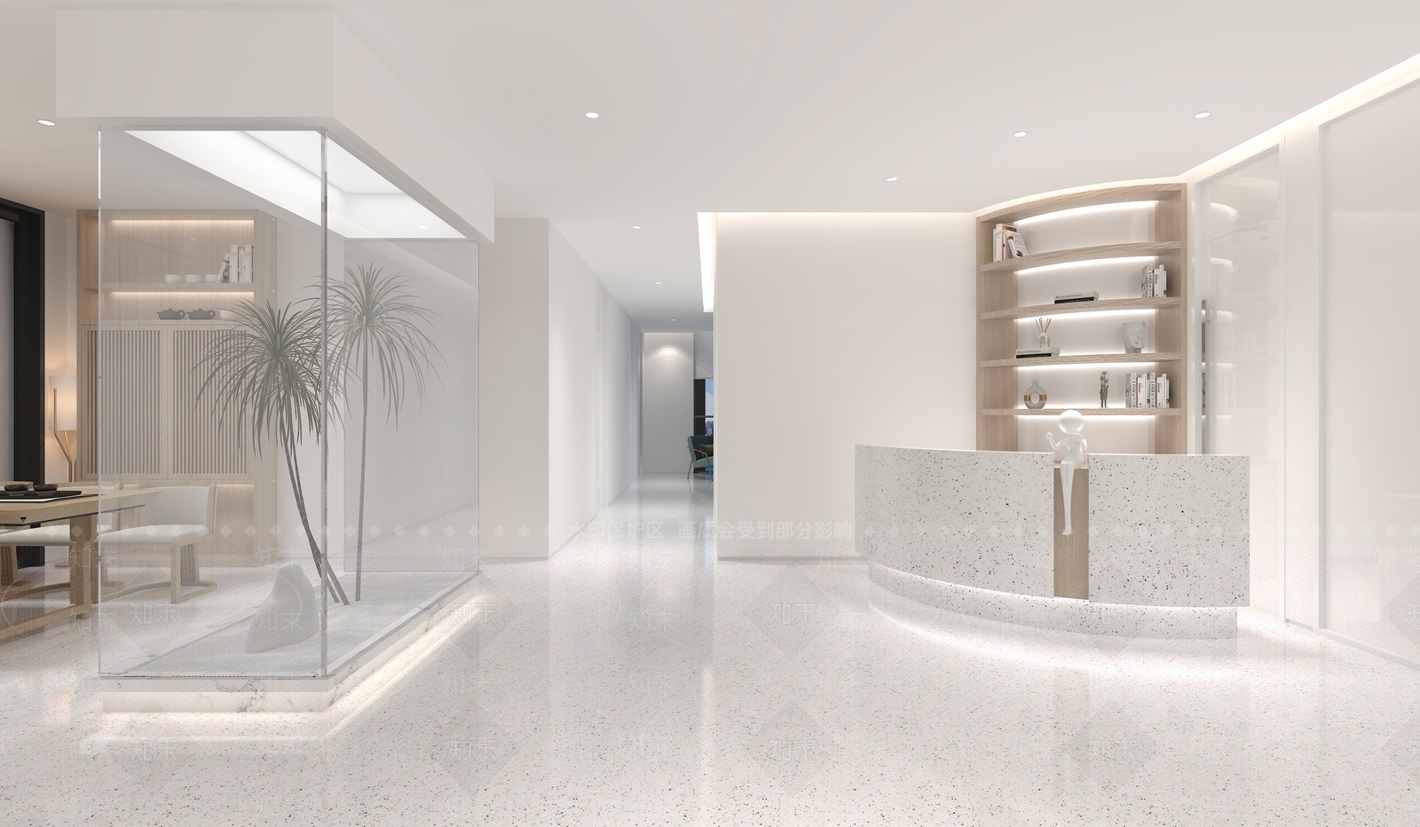 现代美容SPA店3D模型下载【ID:1150369038】