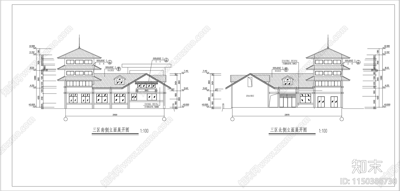 防洪抢险物资器材储存库cad施工图下载【ID:1150388730】