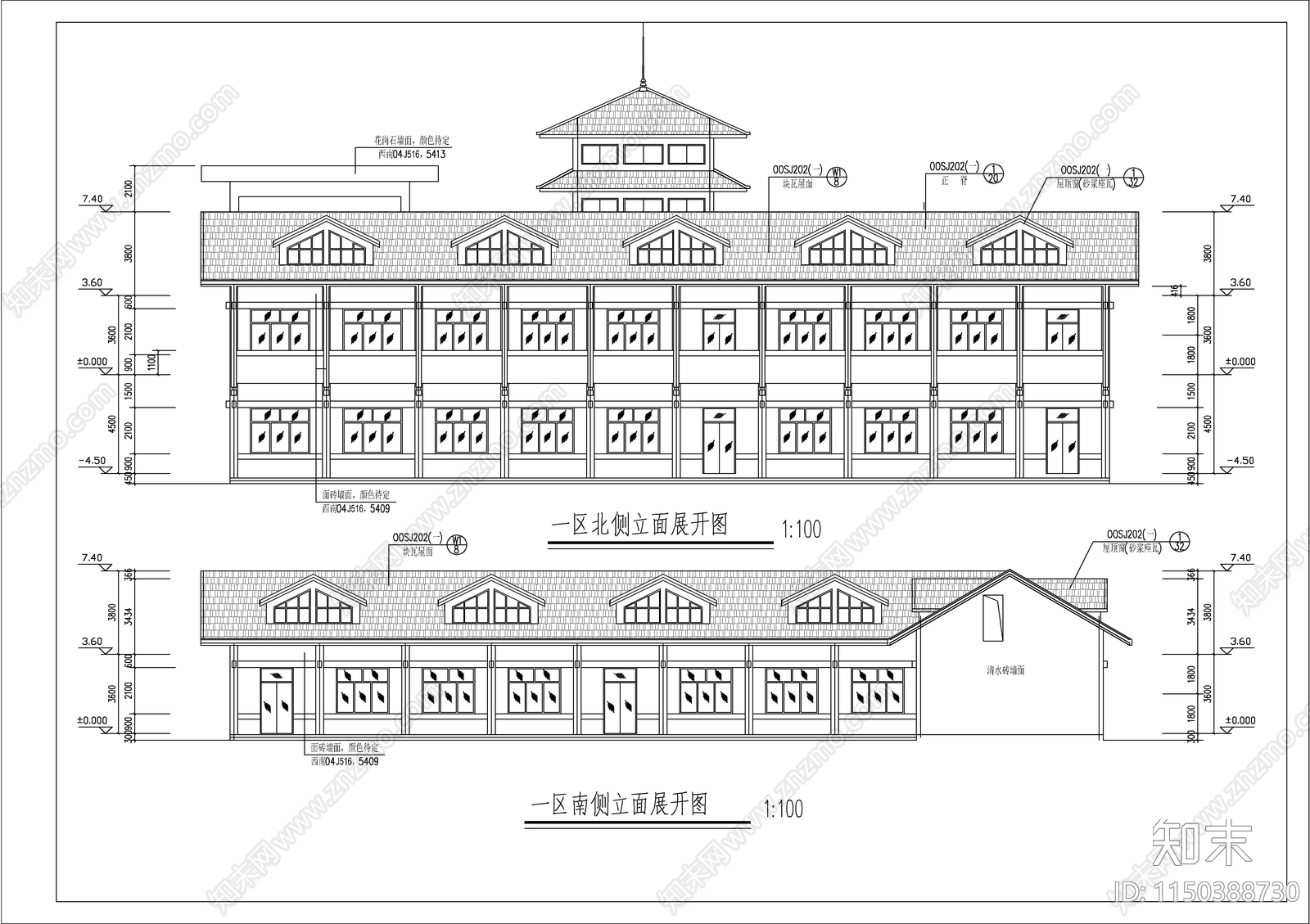 防洪抢险物资器材储存库cad施工图下载【ID:1150388730】