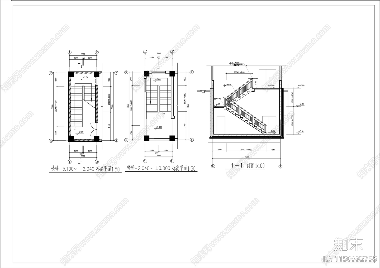 某配电房及地下泵房cad施工图下载【ID:1150392755】