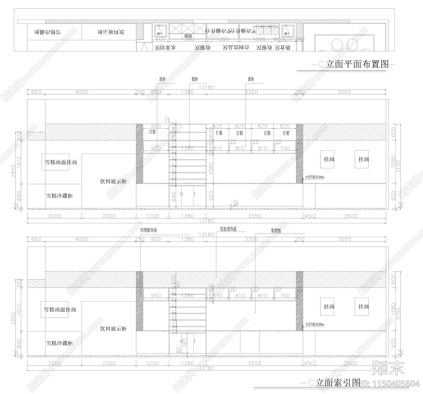 便利店cad施工图下载【ID:1150405604】