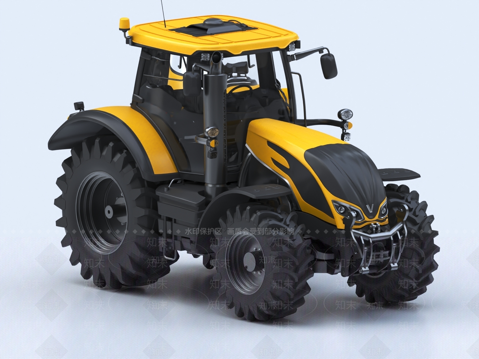 拖拉机3D模型下载【ID:1150411560】