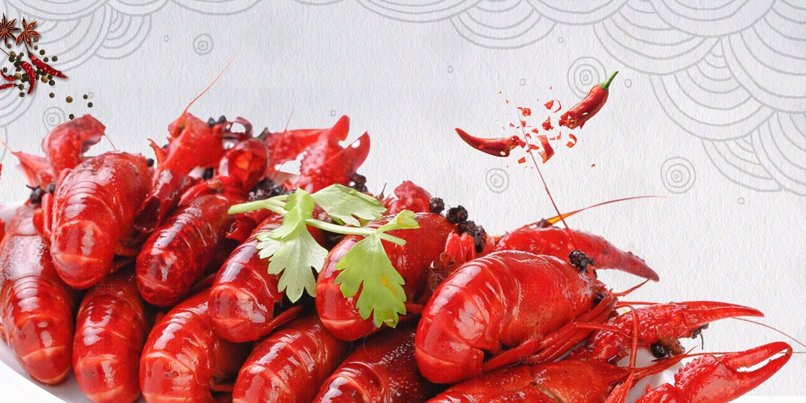 小龙虾美食海报贴图下载【ID:1150414537】