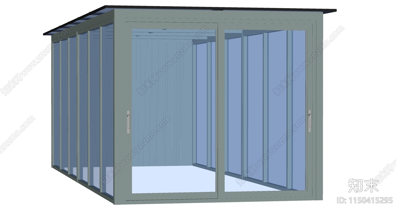 现代阳光房SU模型下载【ID:1150415295】