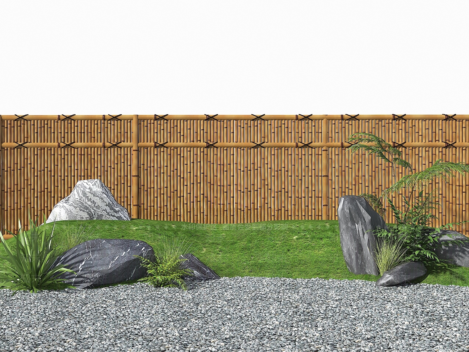 新中式石头SU模型下载【ID:1150416228】