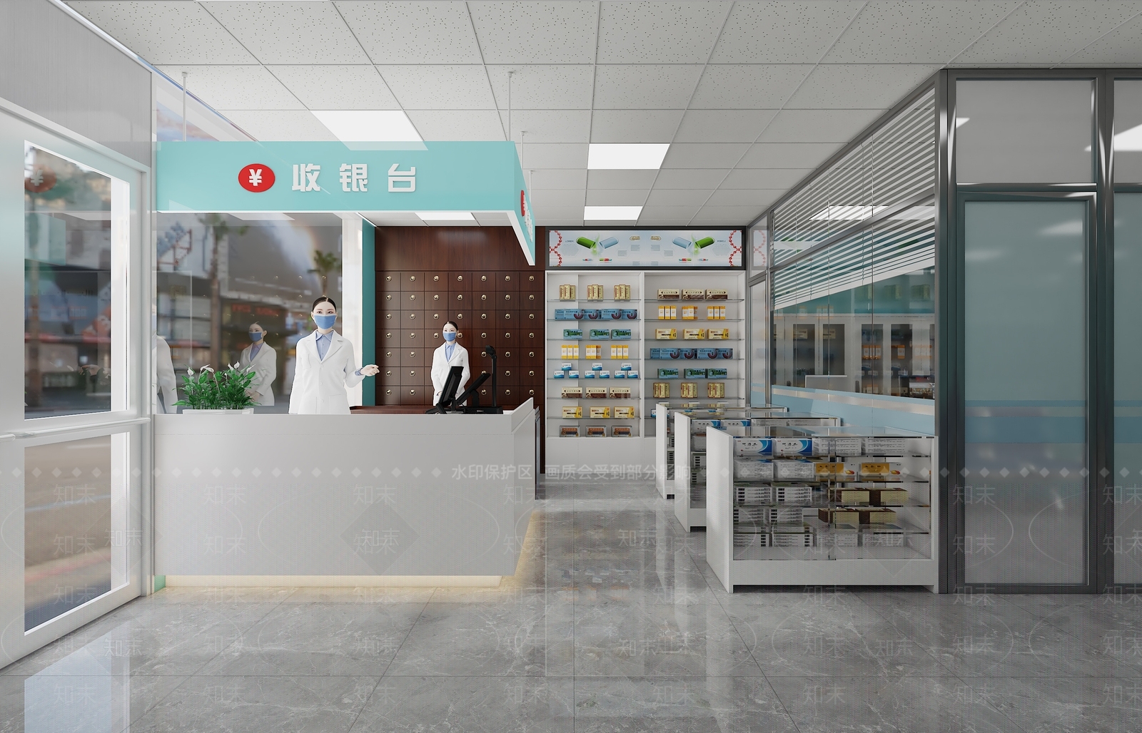 现代医院3D模型下载【ID:1150419753】