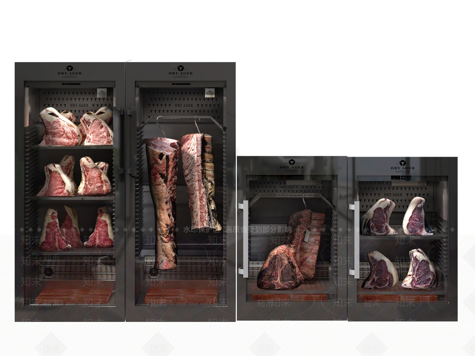 冰箱冰柜3D模型下载【ID:1150421174】