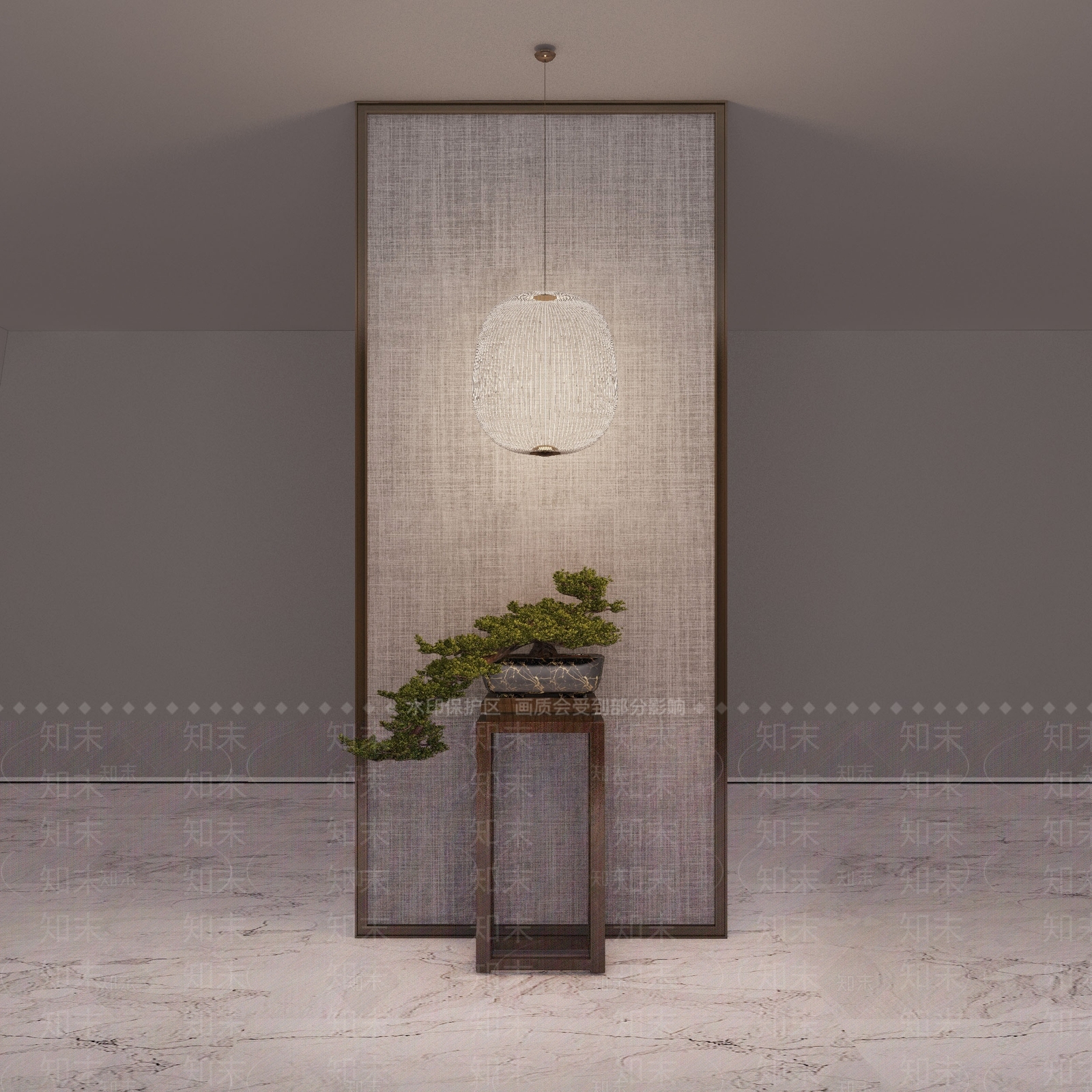新中式盆景3D模型下载【ID:1150427538】