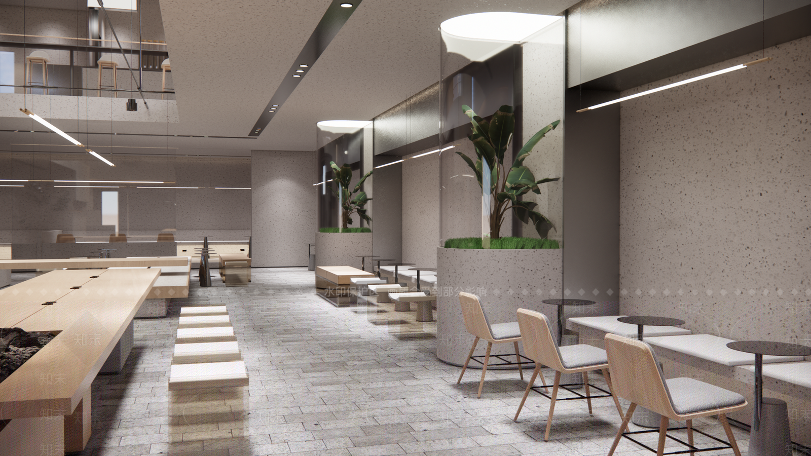 现代网红奶茶店SU模型下载【ID:1150428337】