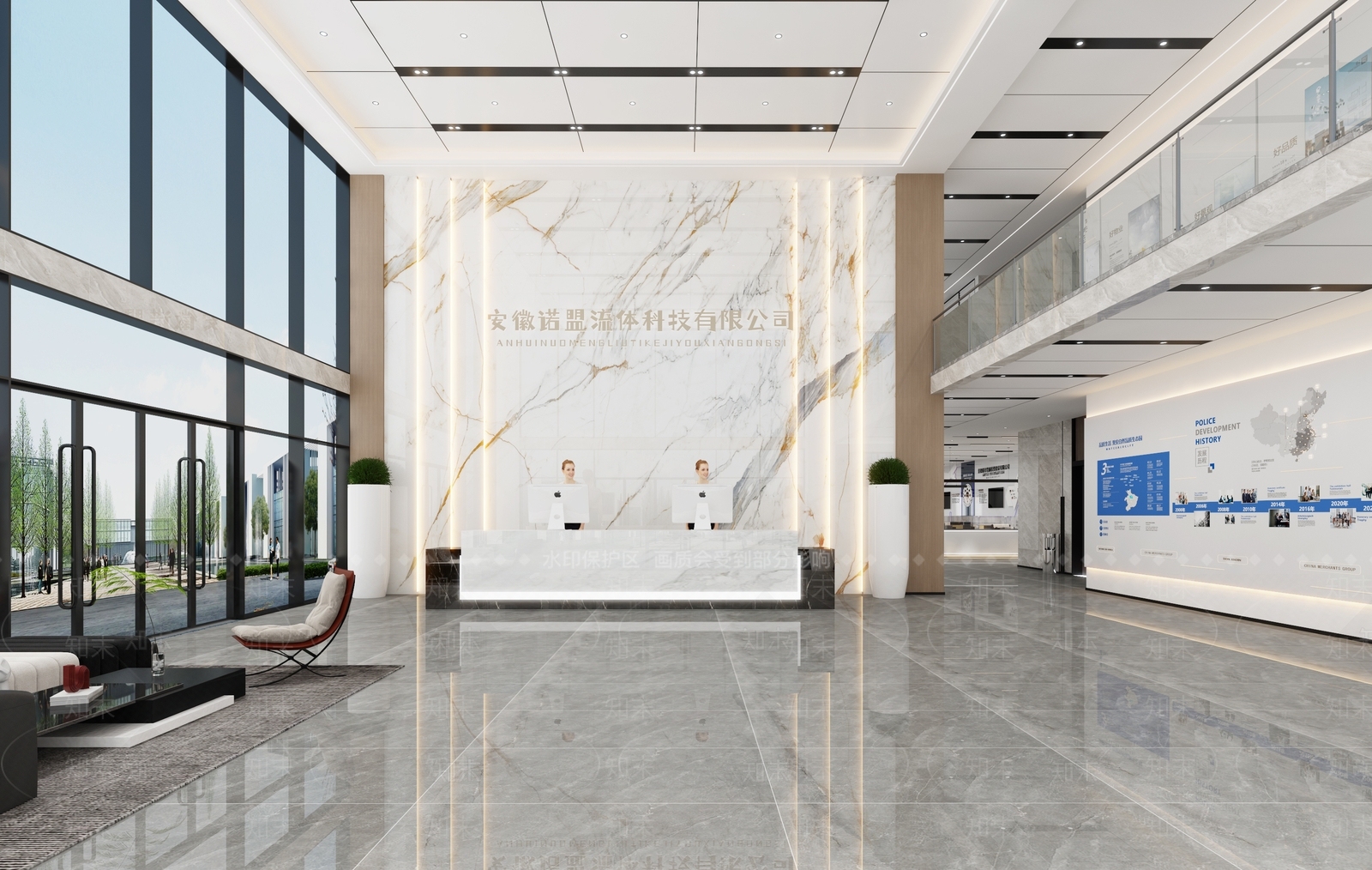 现代接待室3D模型下载【ID:1214234106】