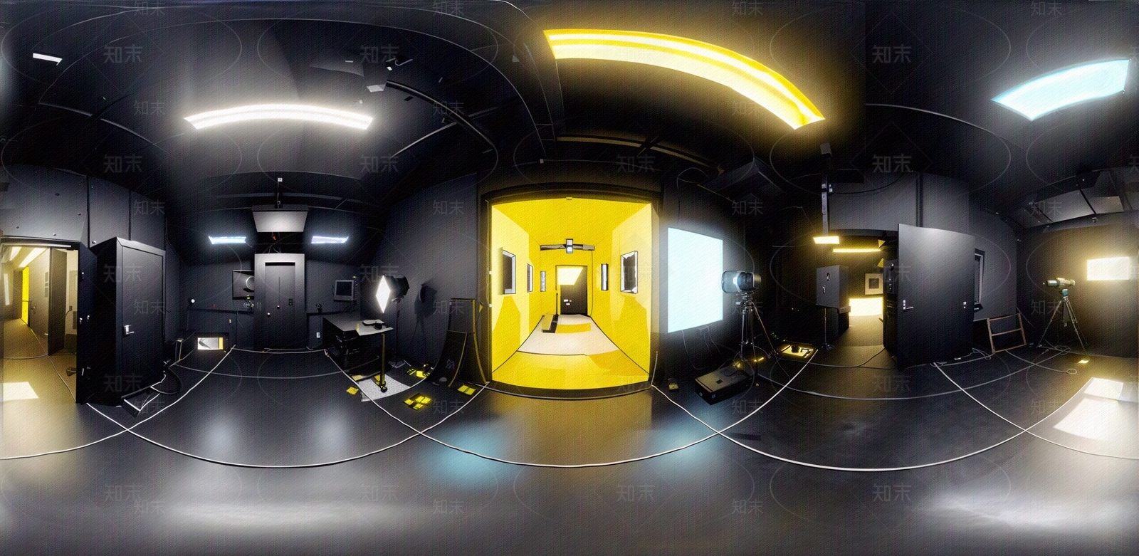 hdr室内科幻影棚全景图贴图下载【ID:1150442642】