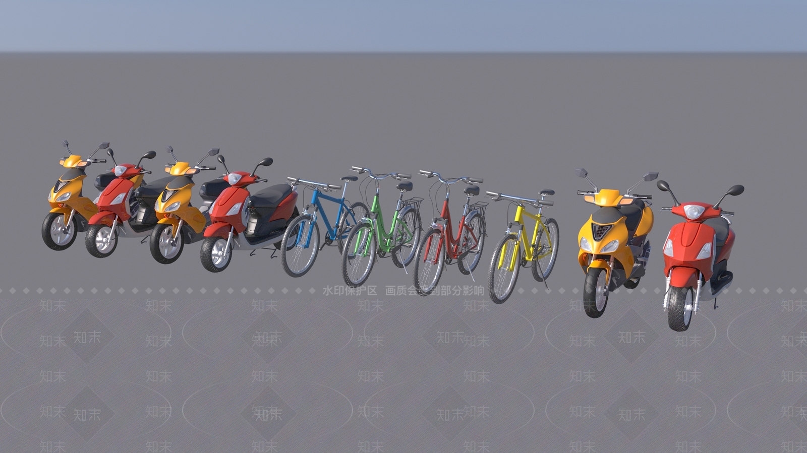 现代电动车3D模型下载【ID:1150446946】