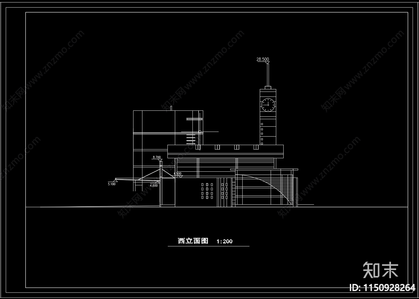 最新长途汽车站建筑图库cad施工图下载【ID:1150928264】