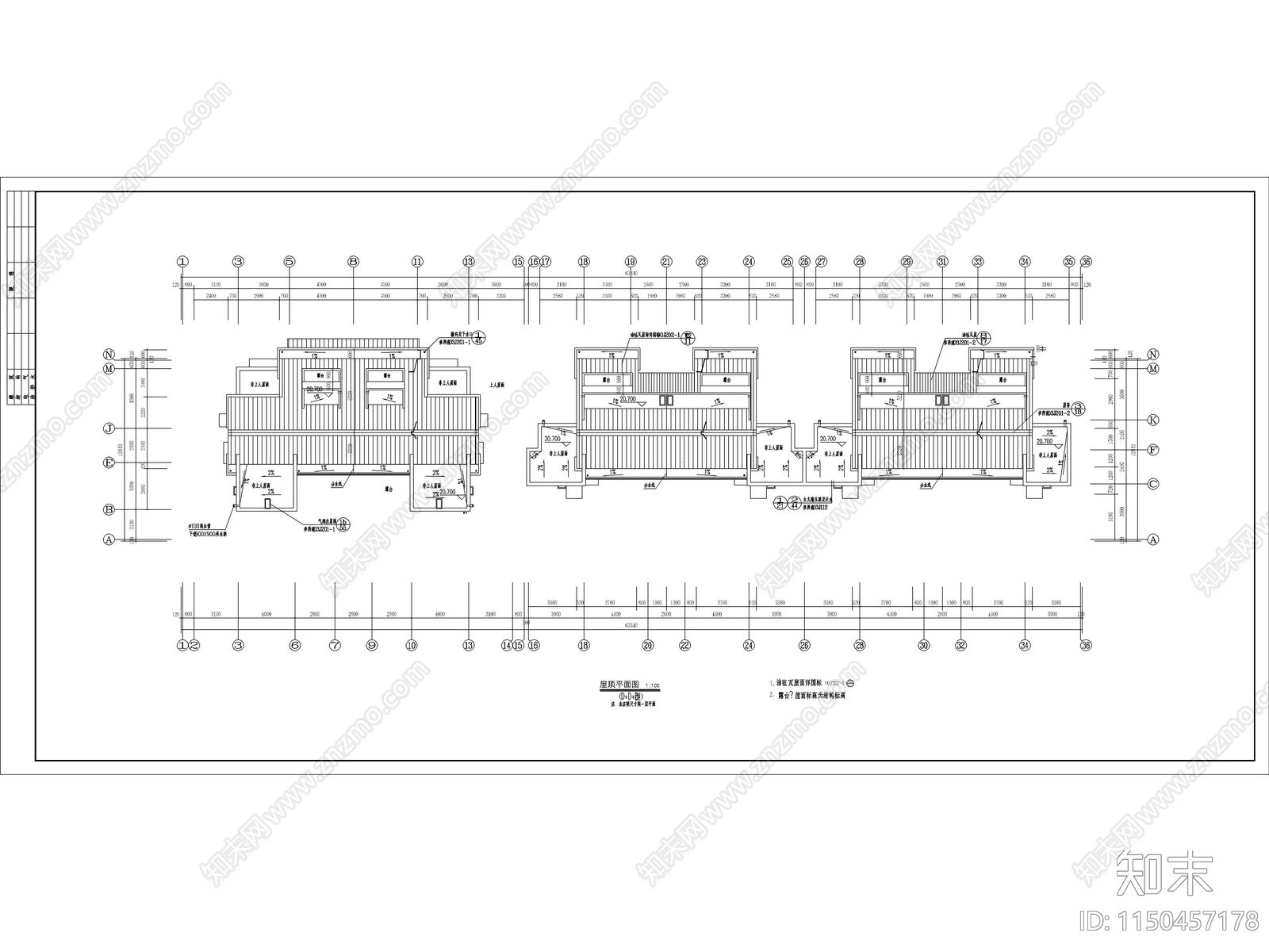 最新高层住宅楼建筑图纸cad施工图下载【ID:1150457178】