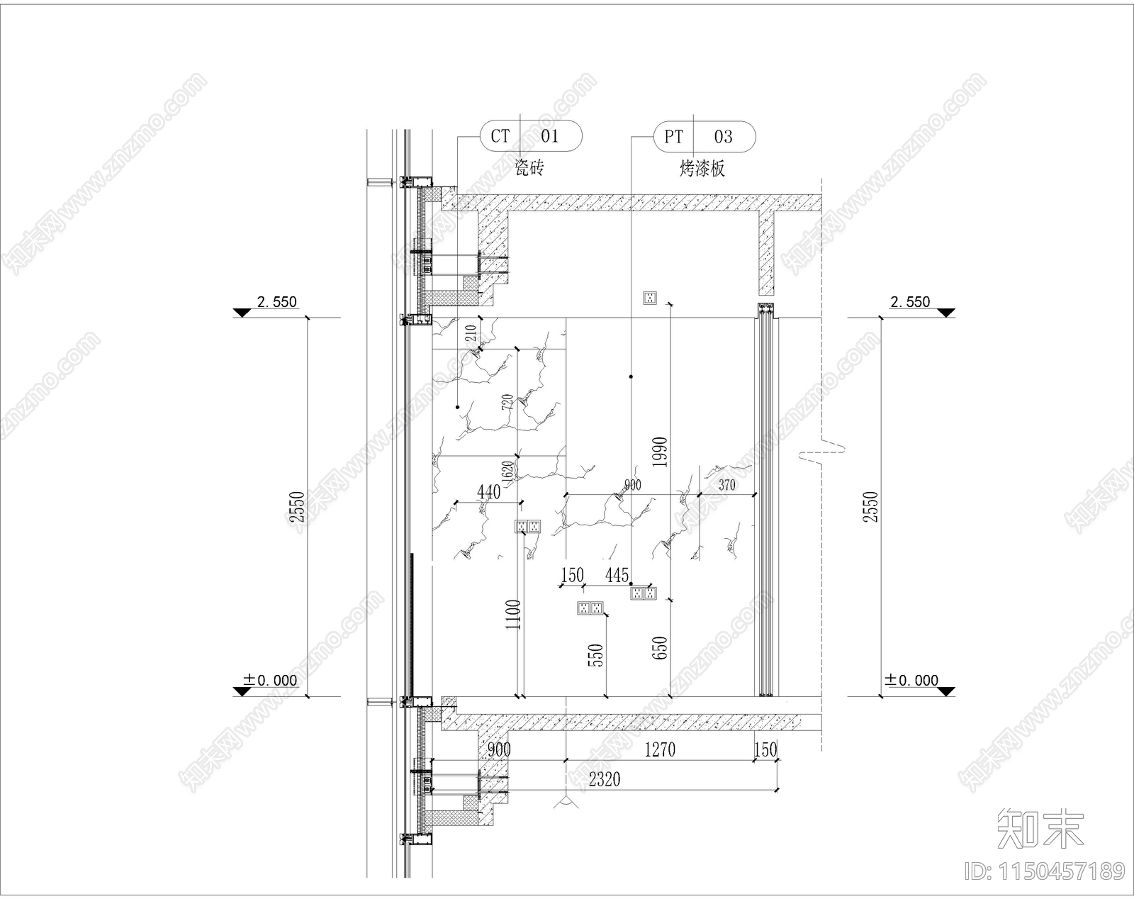 厨房cad施工图下载【ID:1150457189】