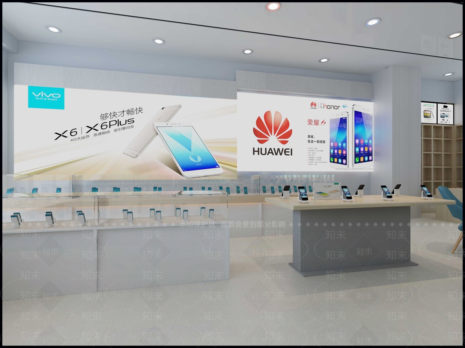 现代风格手机店3D模型下载【ID:1150460121】