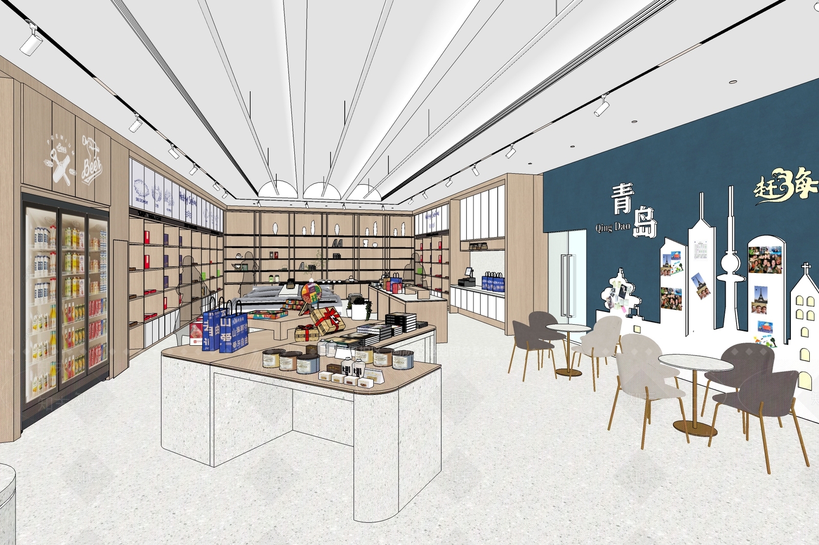 现代礼品店SU模型下载【ID:1150473724】