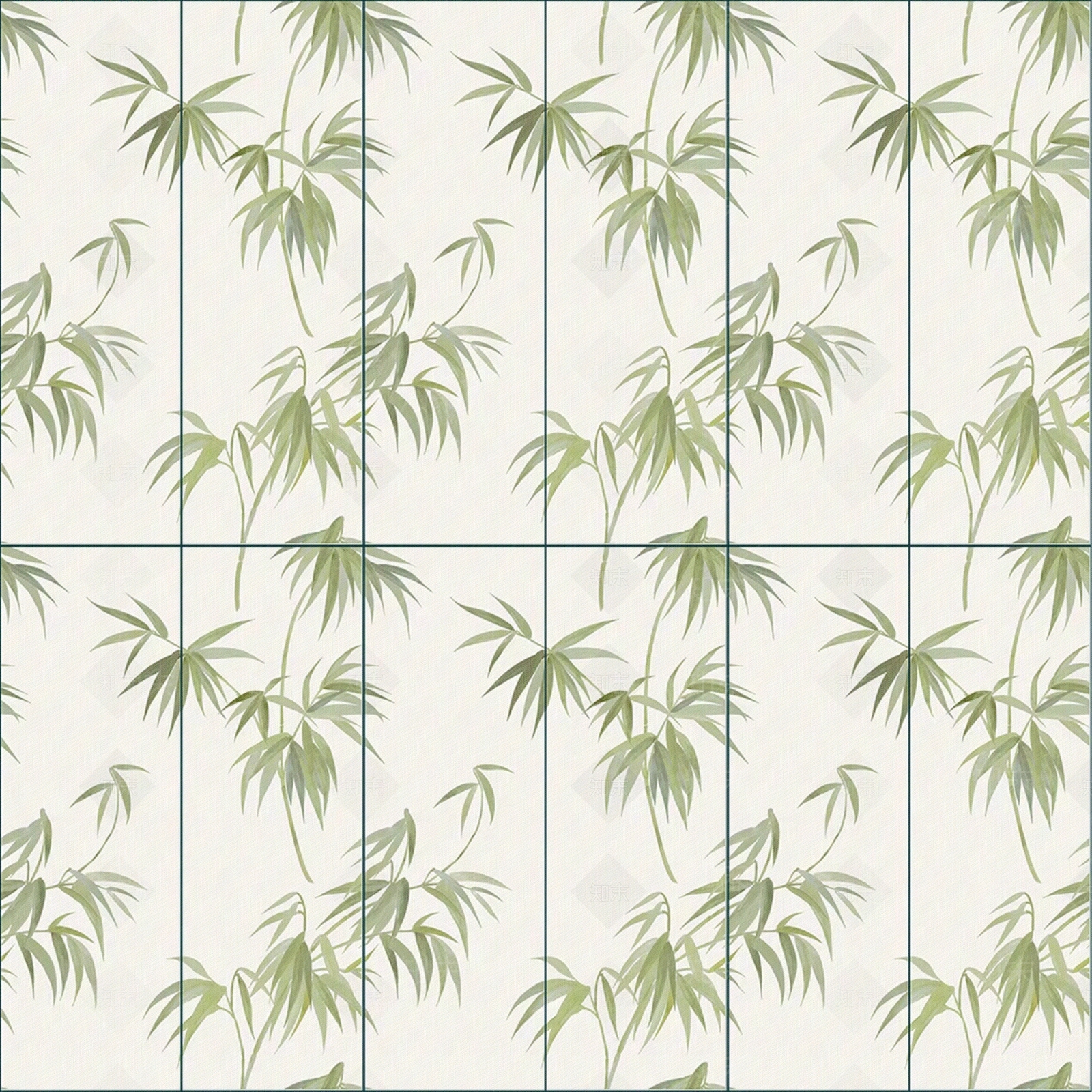 中式复古竹子纹理拼花瓷砖贴图下载【ID:1150468886】