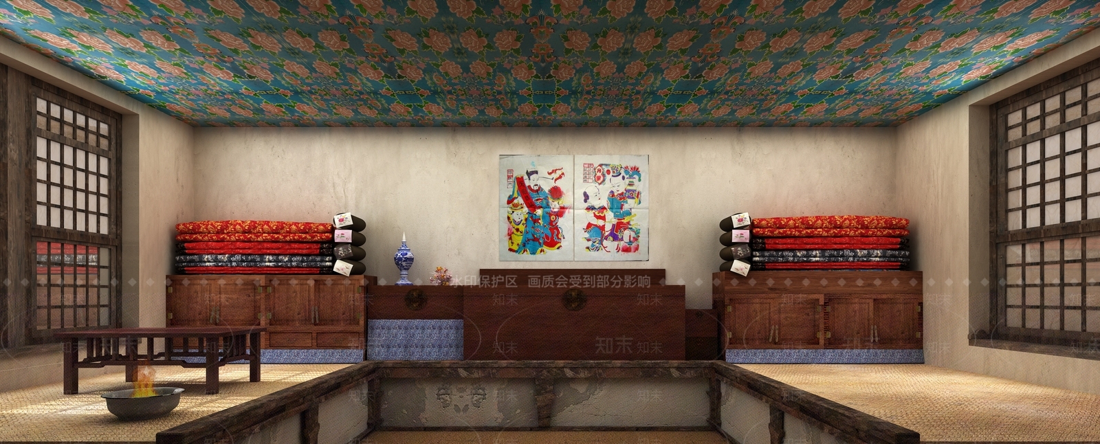 现代抗战年代展示展厅3D模型下载【ID:1150469870】