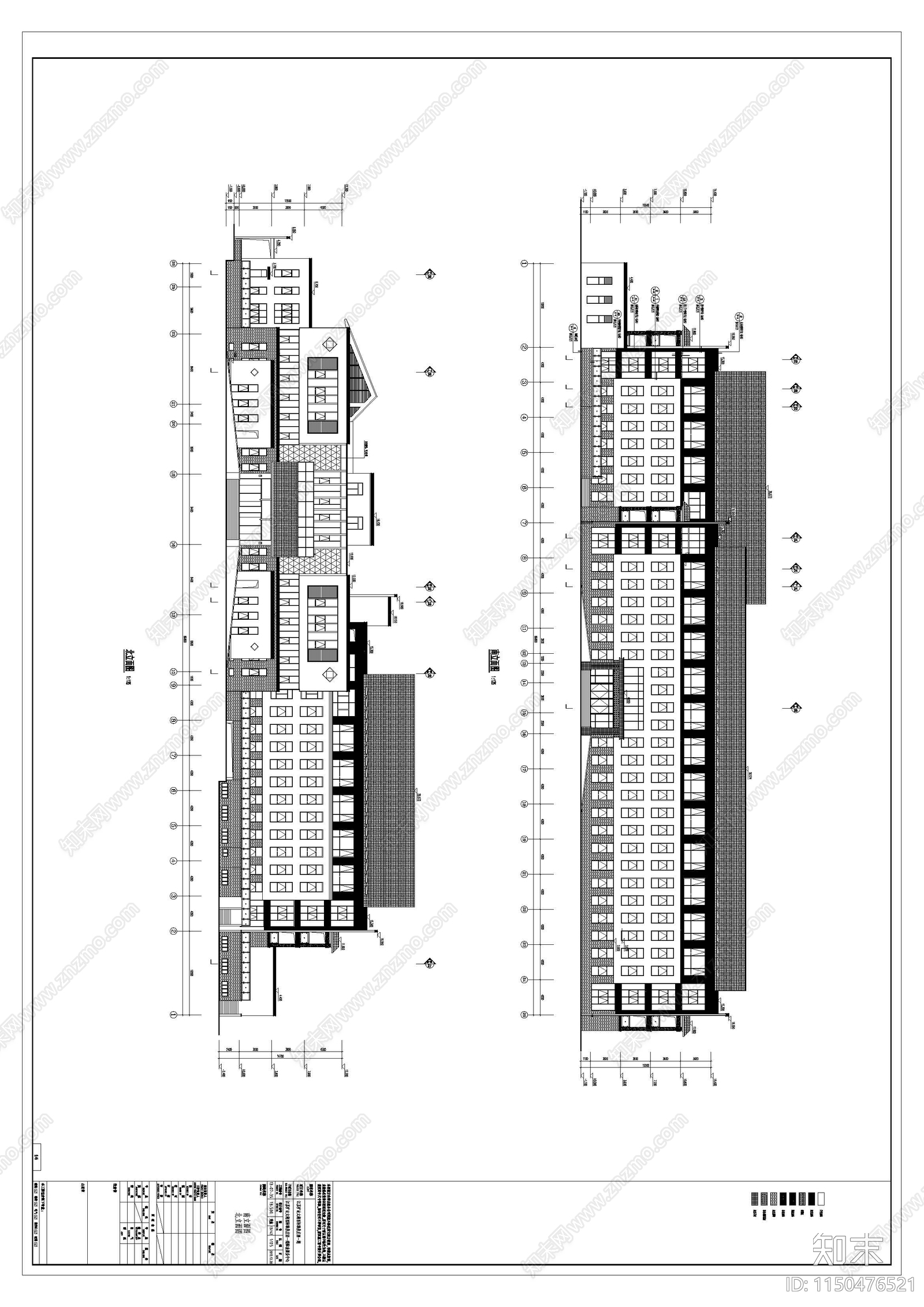 太湖旷达养老护理中心建筑cad施工图下载【ID:1150476521】