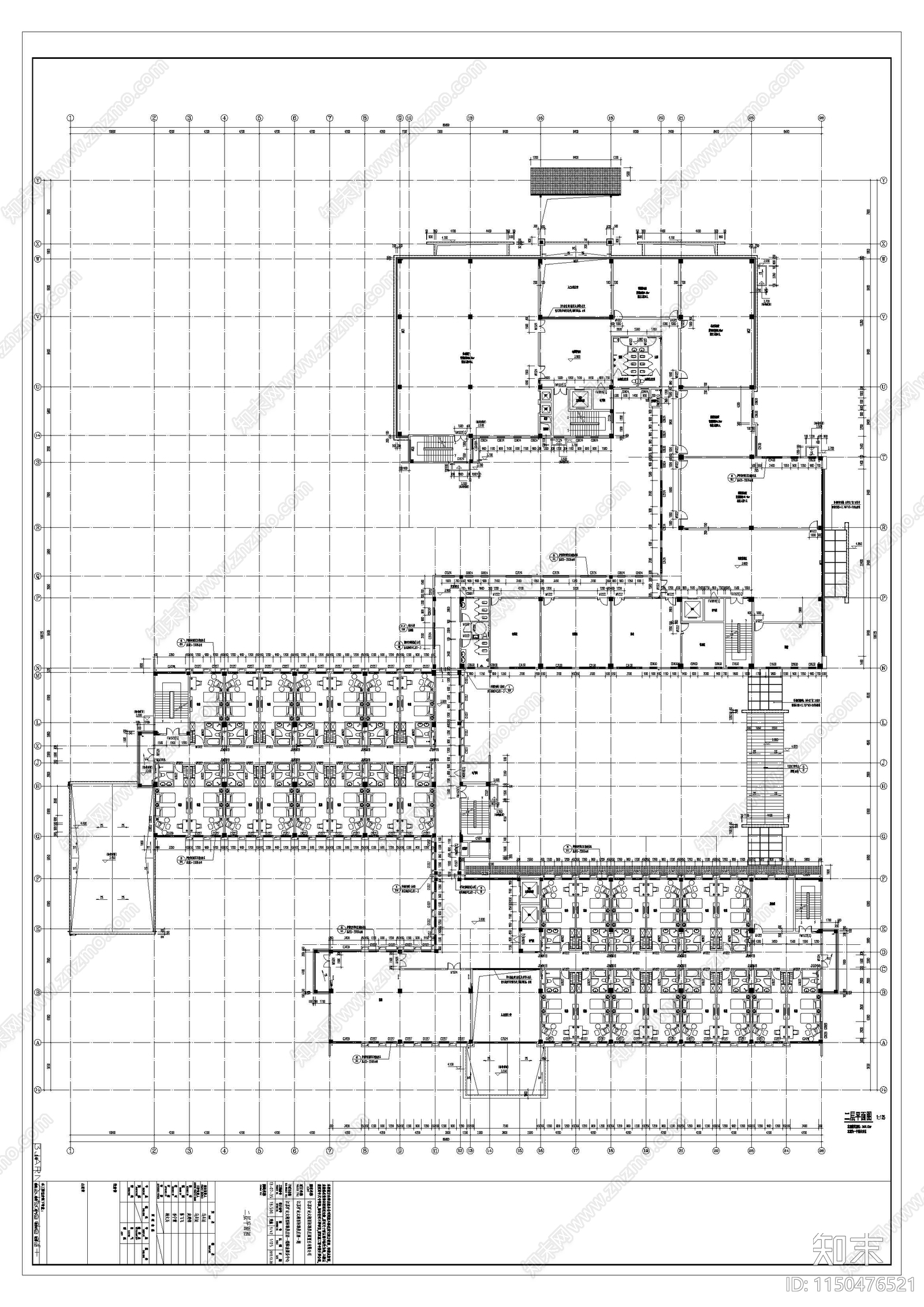 太湖旷达养老护理中心建筑cad施工图下载【ID:1150476521】