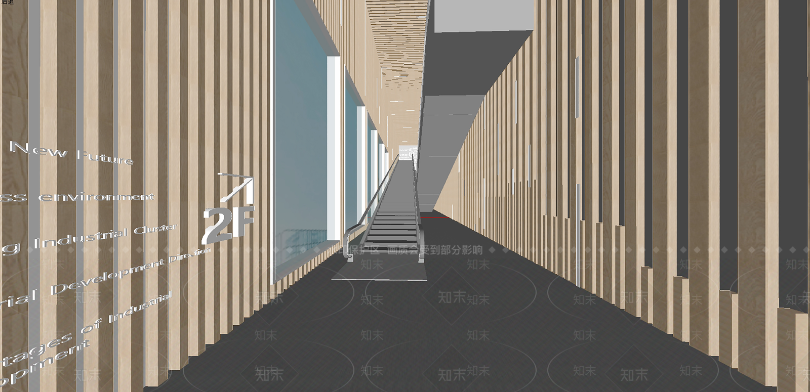 现代扶梯SU模型下载【ID:1150480455】