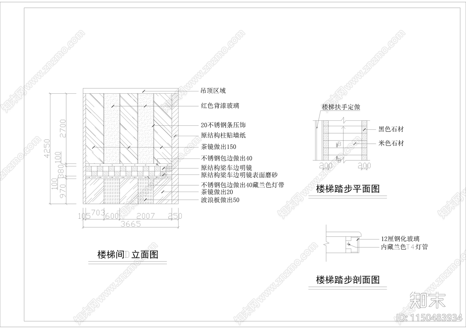 1040㎡酒吧室内cad施工图下载【ID:1150483934】