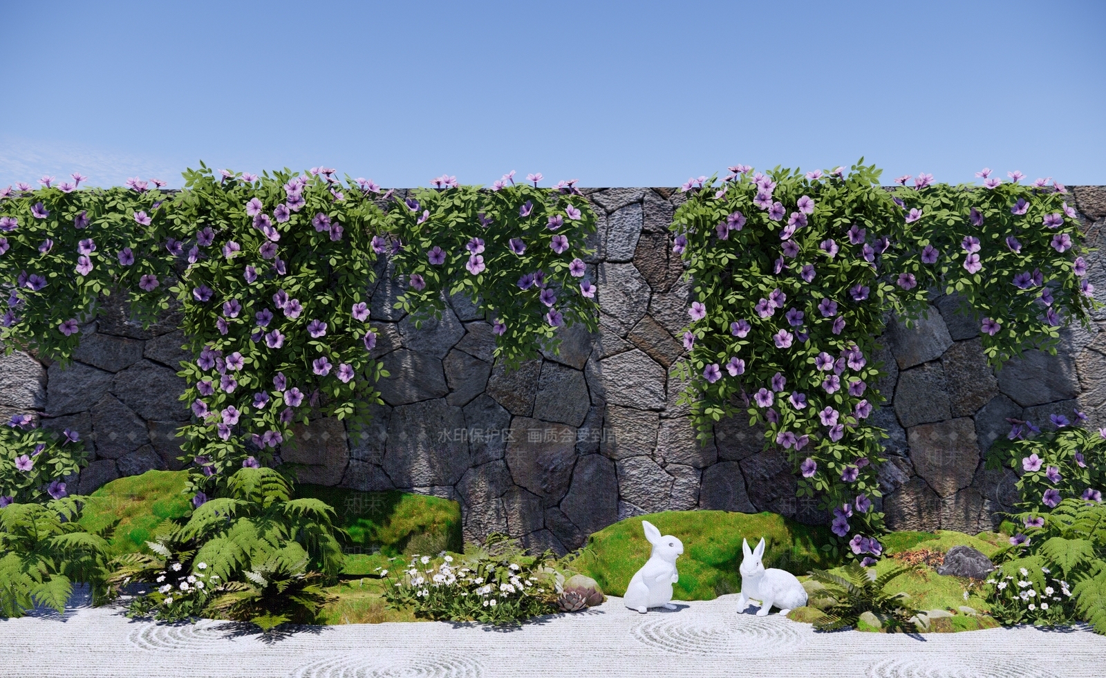 爬藤植物SU模型下载【ID:1150487147】