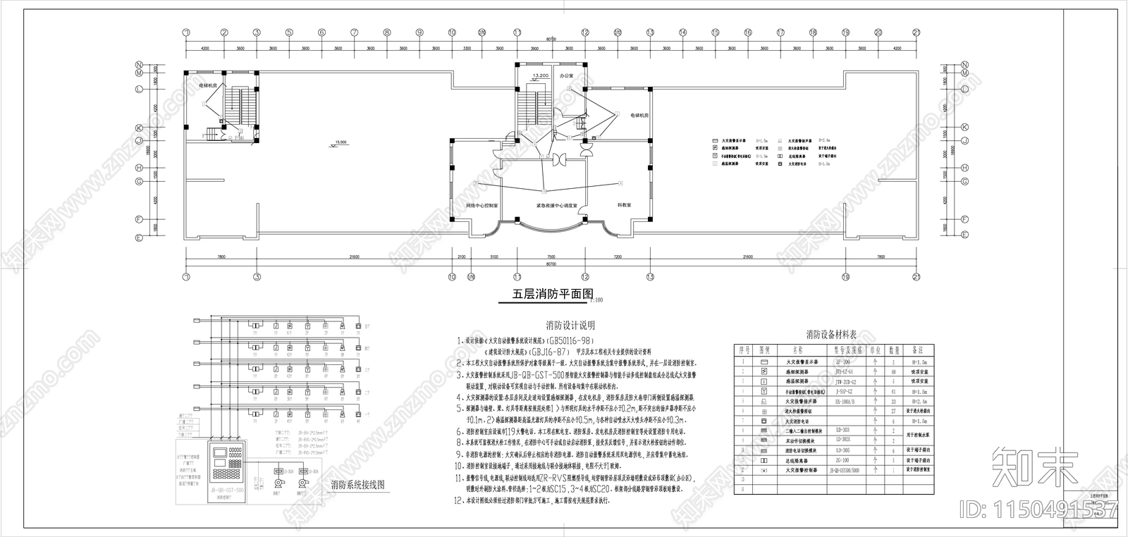 某县级市医院电气cad施工图下载【ID:1150491537】
