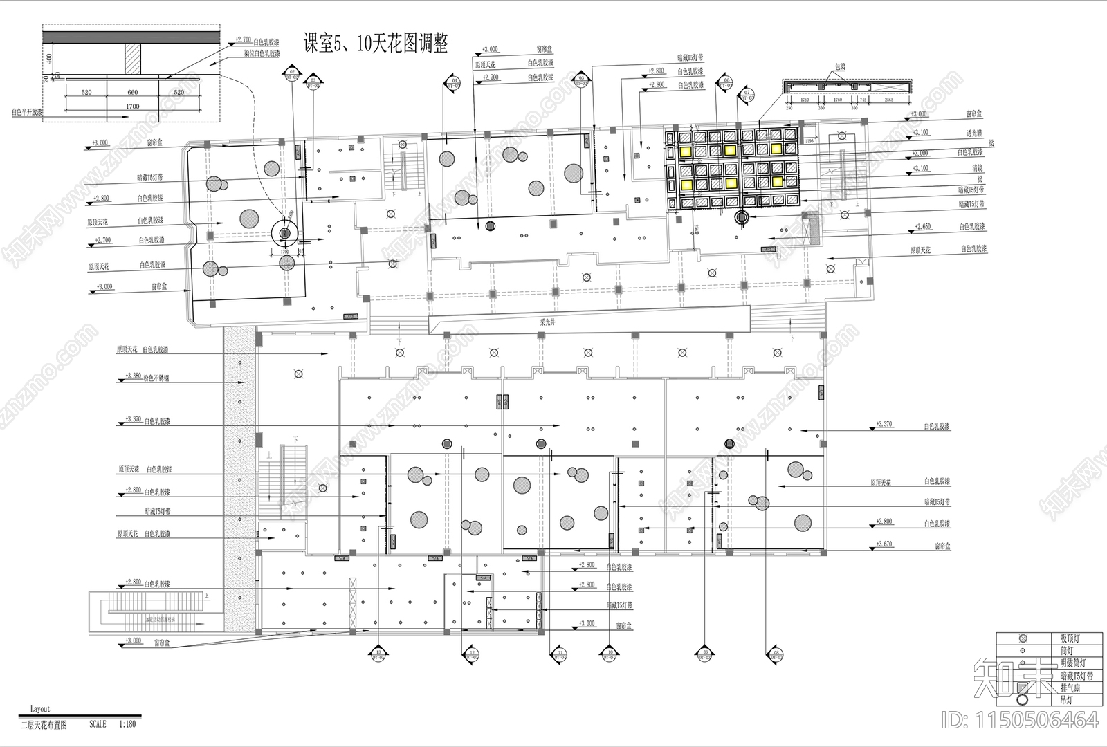 现代幼儿园室内cad施工图下载【ID:1150506464】