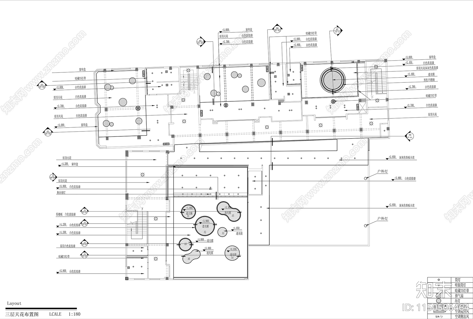 现代幼儿园室内cad施工图下载【ID:1150506464】