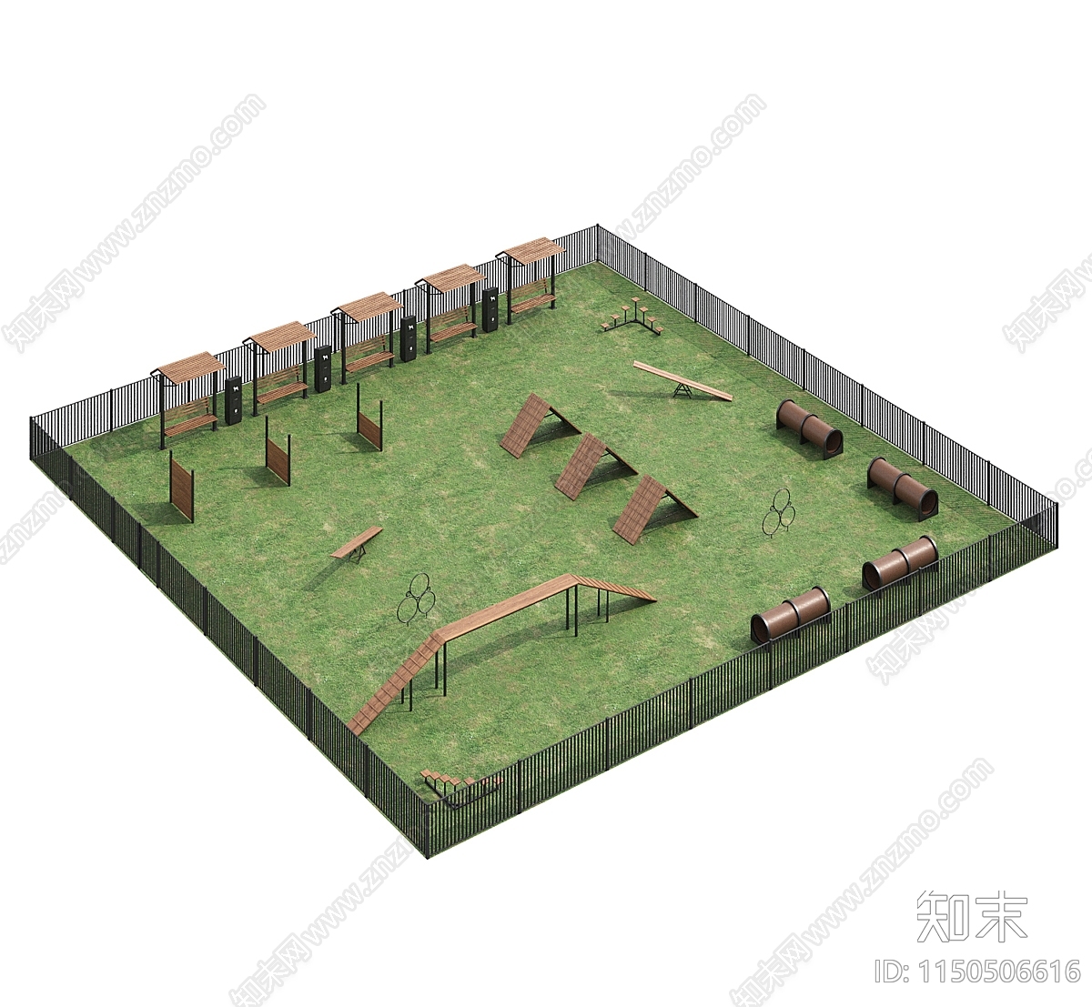 现代宠物乐园3D模型下载【ID:1150506616】