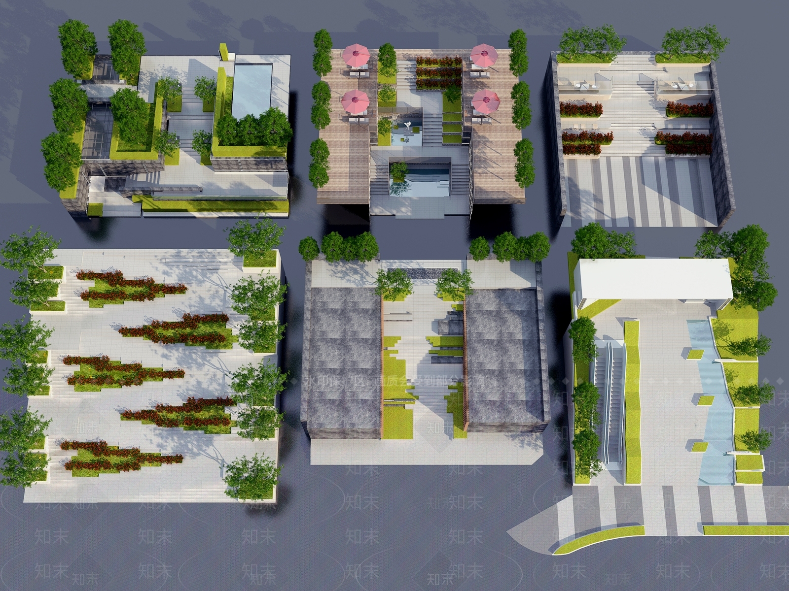 现代入口台阶SU模型下载【ID:1150508231】