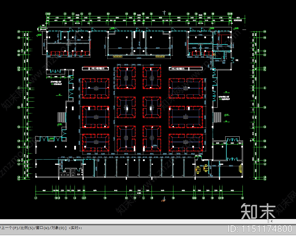 现代农贸市场施工图下载【ID:1151174800】