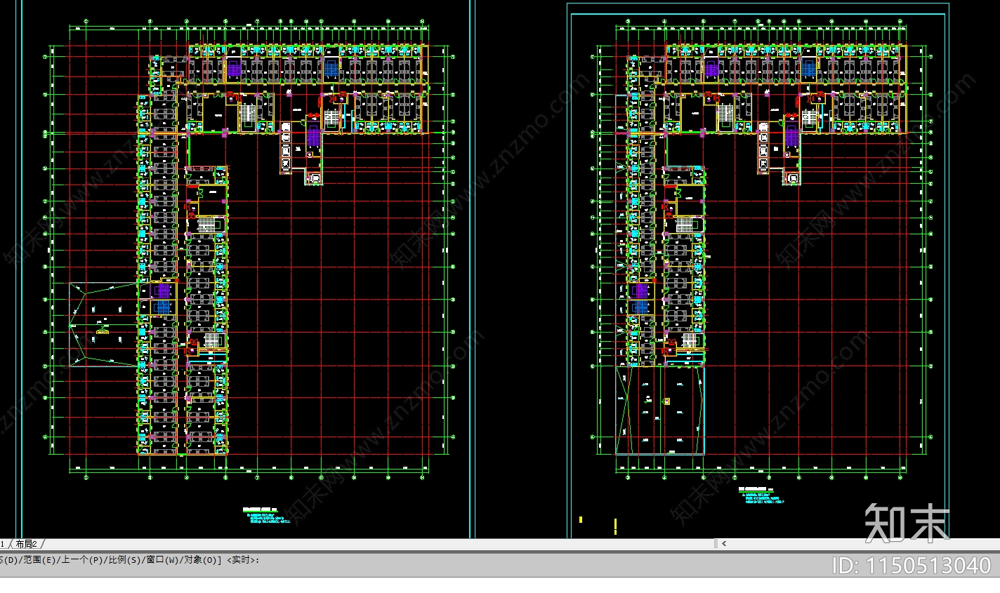 学生宿舍楼建筑施工图下载【ID:1150513040】