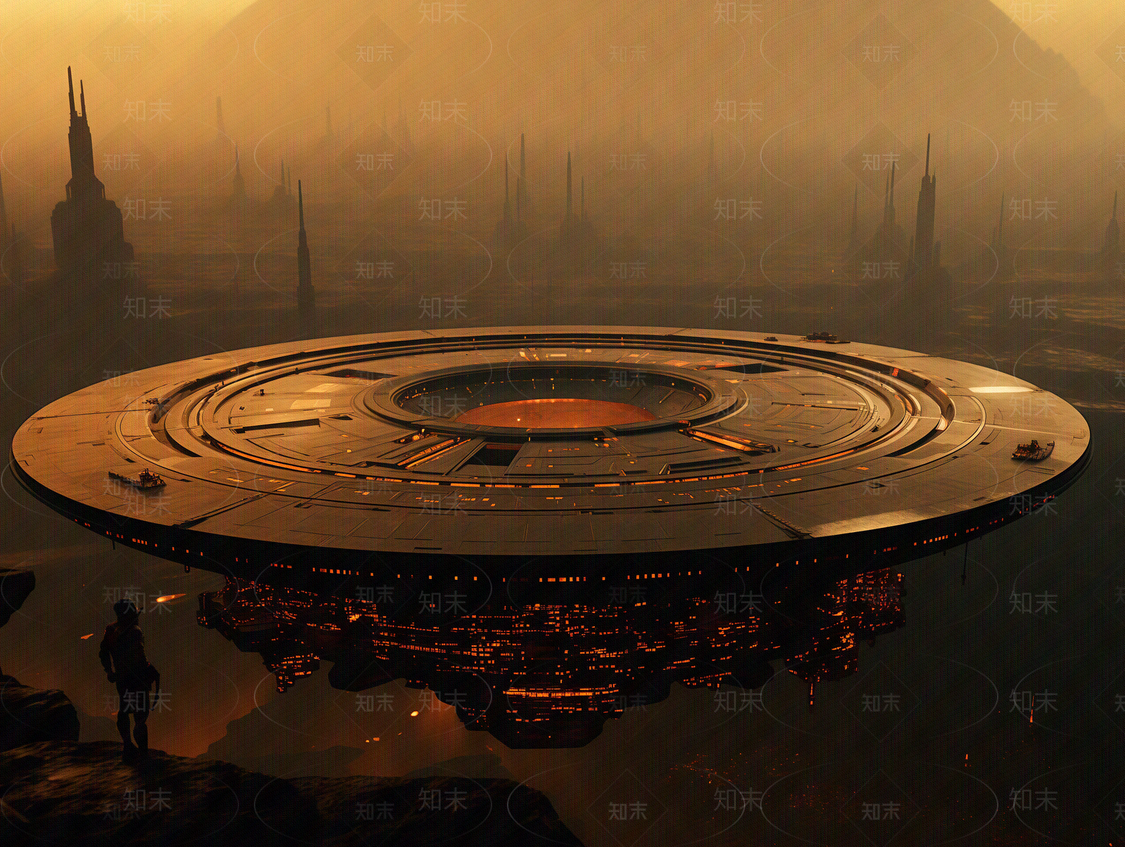 现代科幻风格外星风景装饰画贴图下载【ID:1150515368】