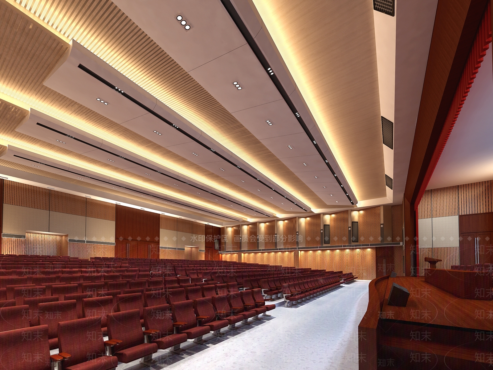现代电影院3D模型下载【ID:1214237246】
