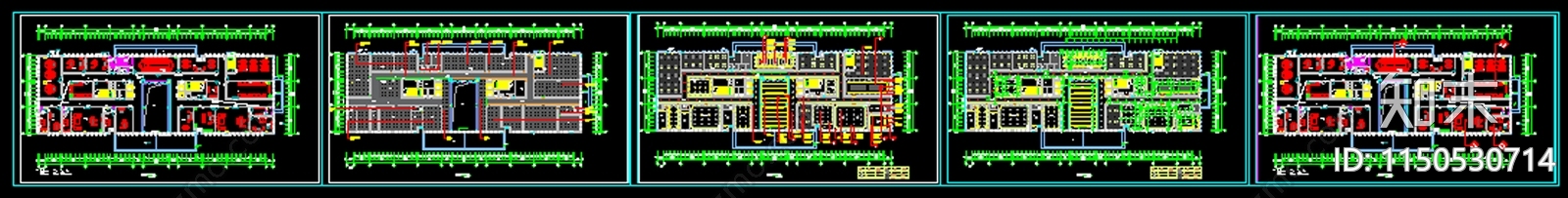 现代会议室室内cad施工图下载【ID:1150530714】