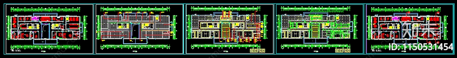 现代总经理办公室室内cad施工图下载【ID:1150531454】