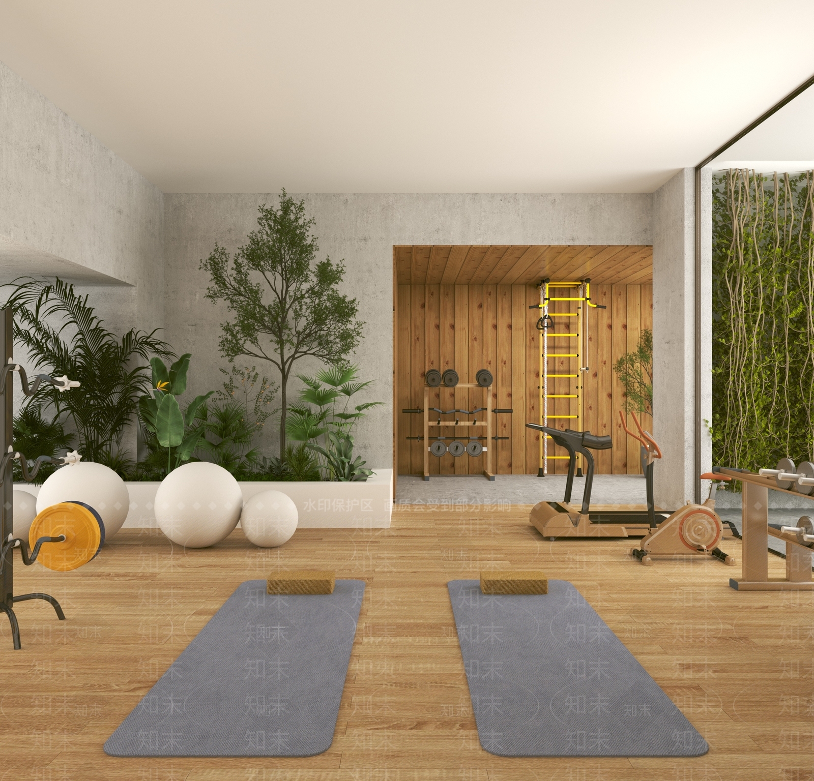 健身场所3D模型下载【ID:1150534326】