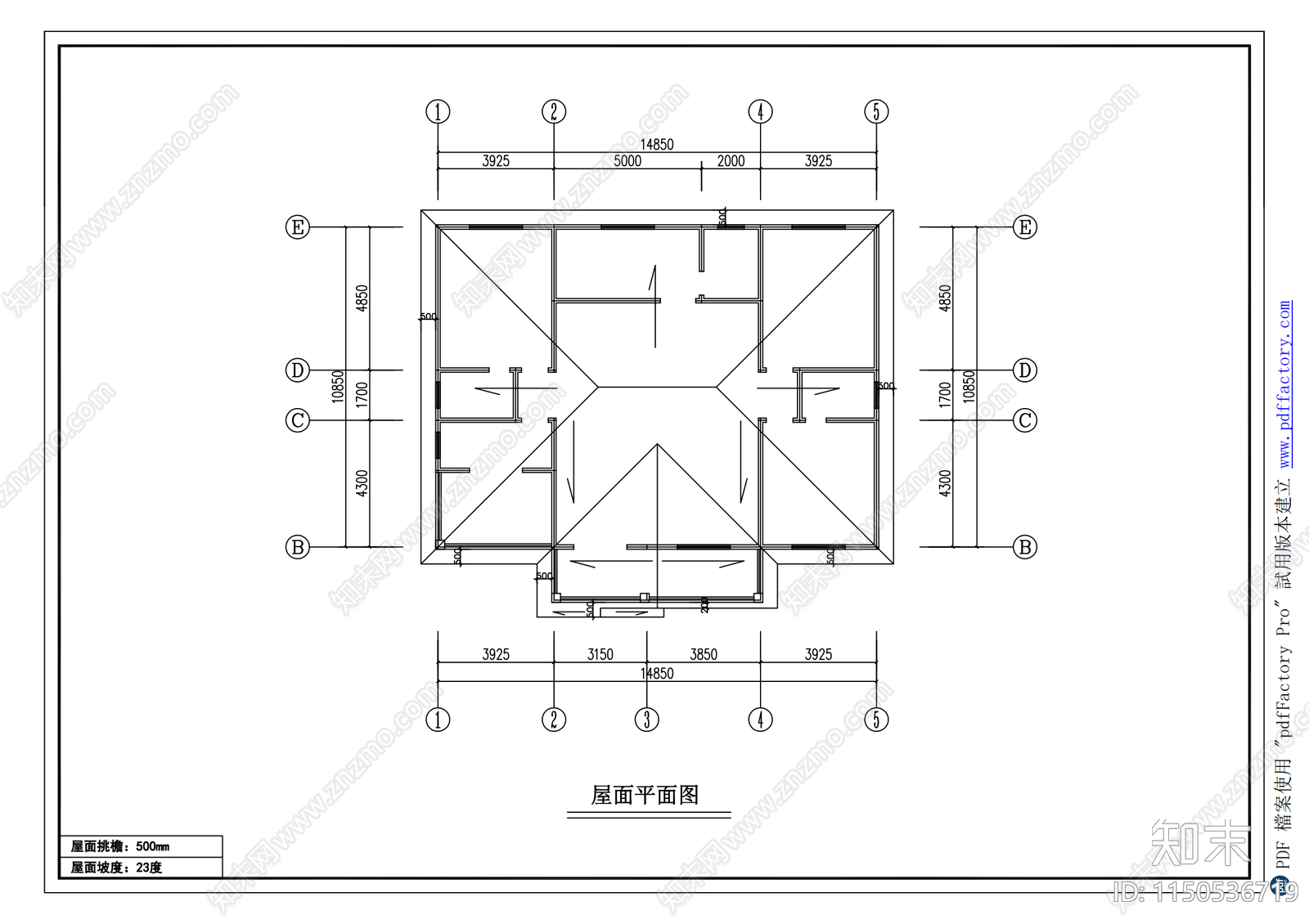 简欧别墅建筑室内cad施工图下载【ID:1150536719】