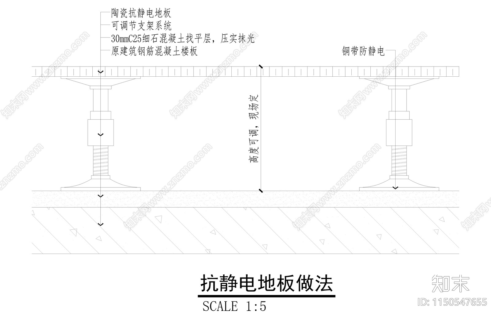 多种地面做法cad施工图下载【ID:1150547655】